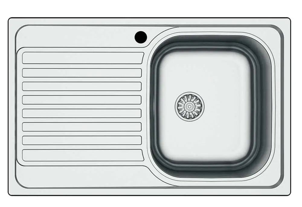 LAVELLO INCASSO INOX
