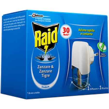 RAID DIFFUSORE LIQUIDO ANTIZANZARE