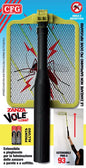 Racchetta fulmina insetti Zanza Vole Long snodata cm.93 pile incluse