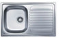 LAVELLO CM 80X50  1 VASCA DESTRA