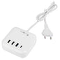smart charger da scrivania 3 porte usb + 1 porta usb c