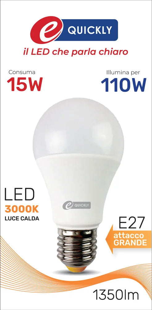 LAMPADA LED 15 WATT E 27